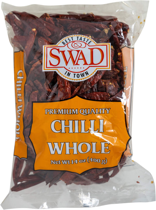 Swad Dried Dry Red Chilli Whole 14oz
