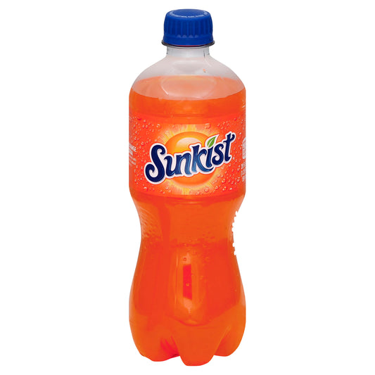 Sunkist Orange Soda, COLD 20 Fl Oz Bottles