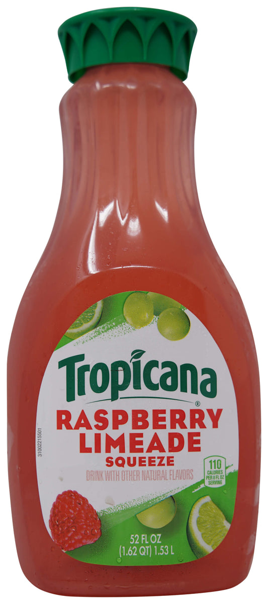 Tropicana Raspberry Lemonade Squeeze Juice 52 oz