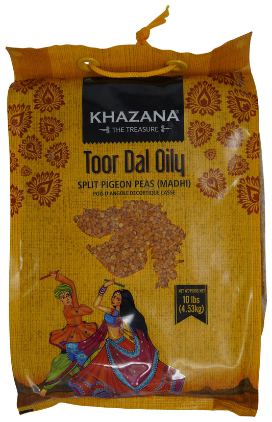 Khazana Toor Tur Daal Dal Oily 10 LB