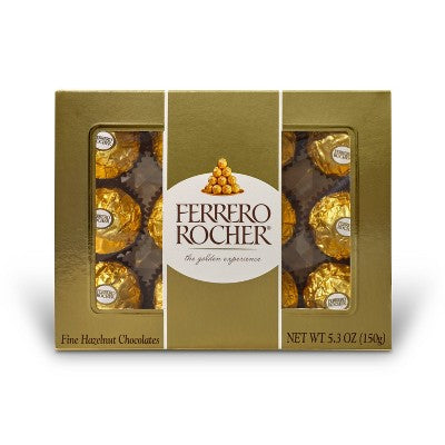 Ferrero Rocher :Fine Hazelnut Chocolates