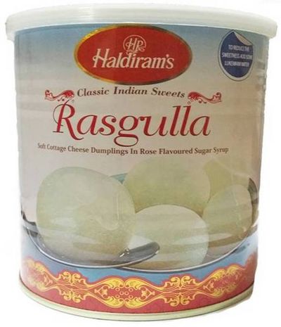 Cane Rasgulle Haldiram's Rasgulla (Canned) 1kg– Fresh Central Grocery