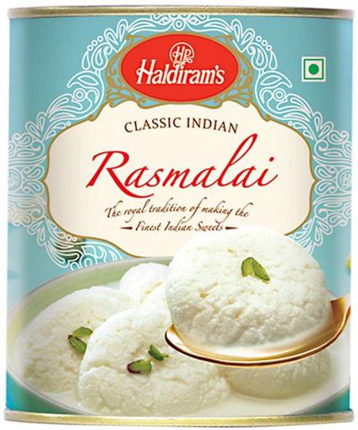 Haldiram's Rasmalai (Canned) 1kg