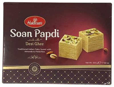 Haldiram's Premium Soan Papdi(Desi Ghee) 500gm