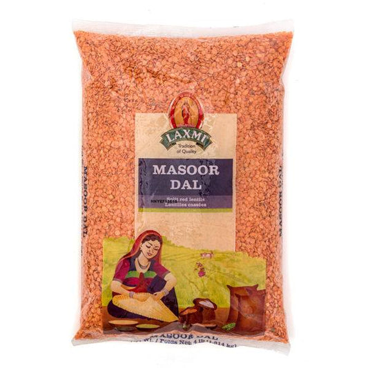 Laxmi Red Split Lentils Masoor Dal 4LB