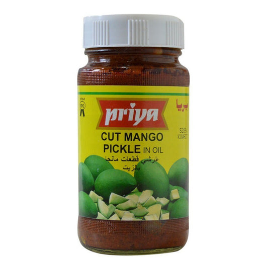 Priya Pickle Cut Mango W Garlic 300gm