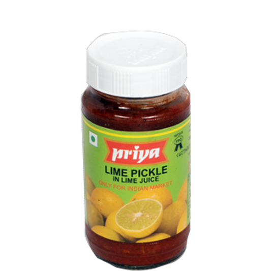 Priya Pickle Lime( In Lime Juice) With Garlic 300 gm